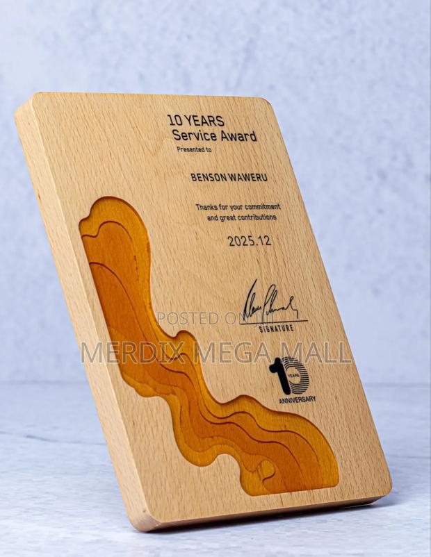 Wooden Trophy Award , Awards - main view