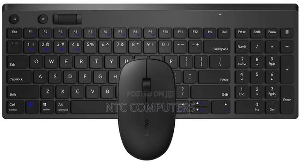 Rapoo Multi-mode Wireless Bluetooth Mouse Keyboard - 8110m
