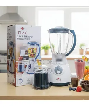 Tlac 2-in-1 Blender Multi-Speed Control
