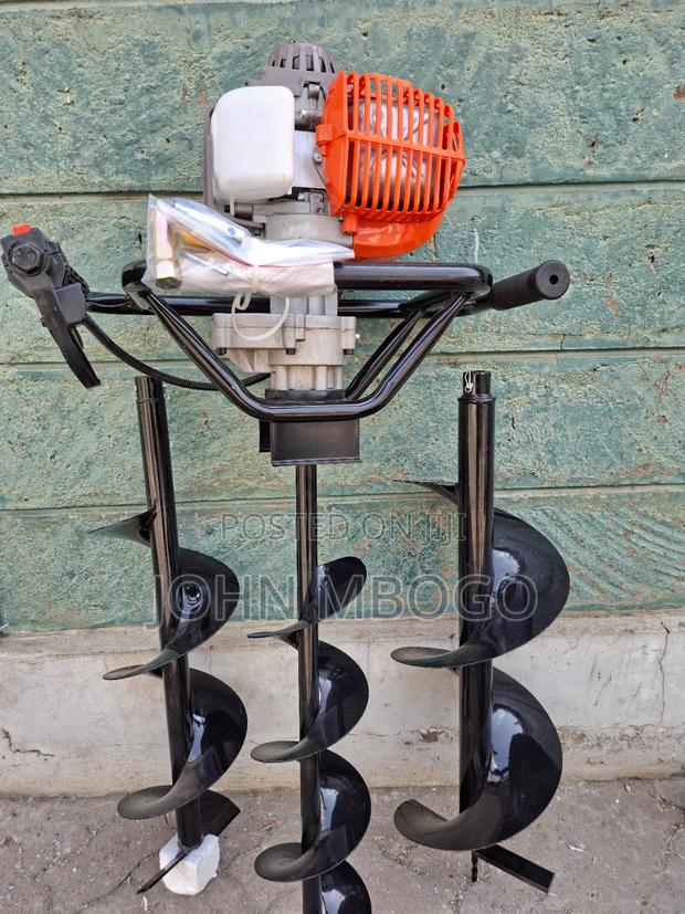 Earth Auger Machine -4 Stroke - main view