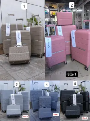 Fashion 4 in 1 Unbreakble Laxurious Rubber Suitcase Briefcase