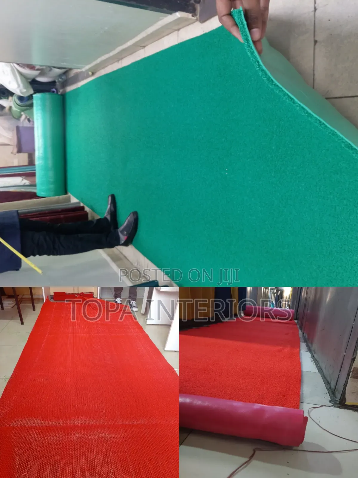Car Mats PVC Antislip Water Resistant Rubber Mats