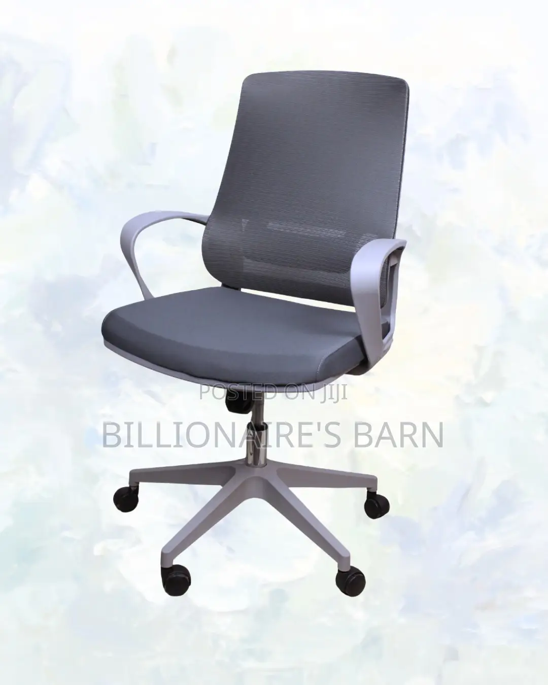 Breathable Mesh Office Chair • Workday Comfort, Lower-Back Support