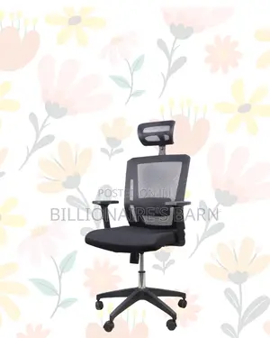 Black Ergonomic Office Chair — Smooth Movement, Zero Disruptions