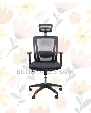 Black Ergonomic Office Chair — Smooth Movement, Zero Disruptions