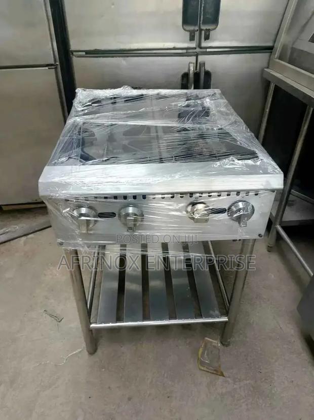 Stainless Steel 4 Burner Gas Cooker
