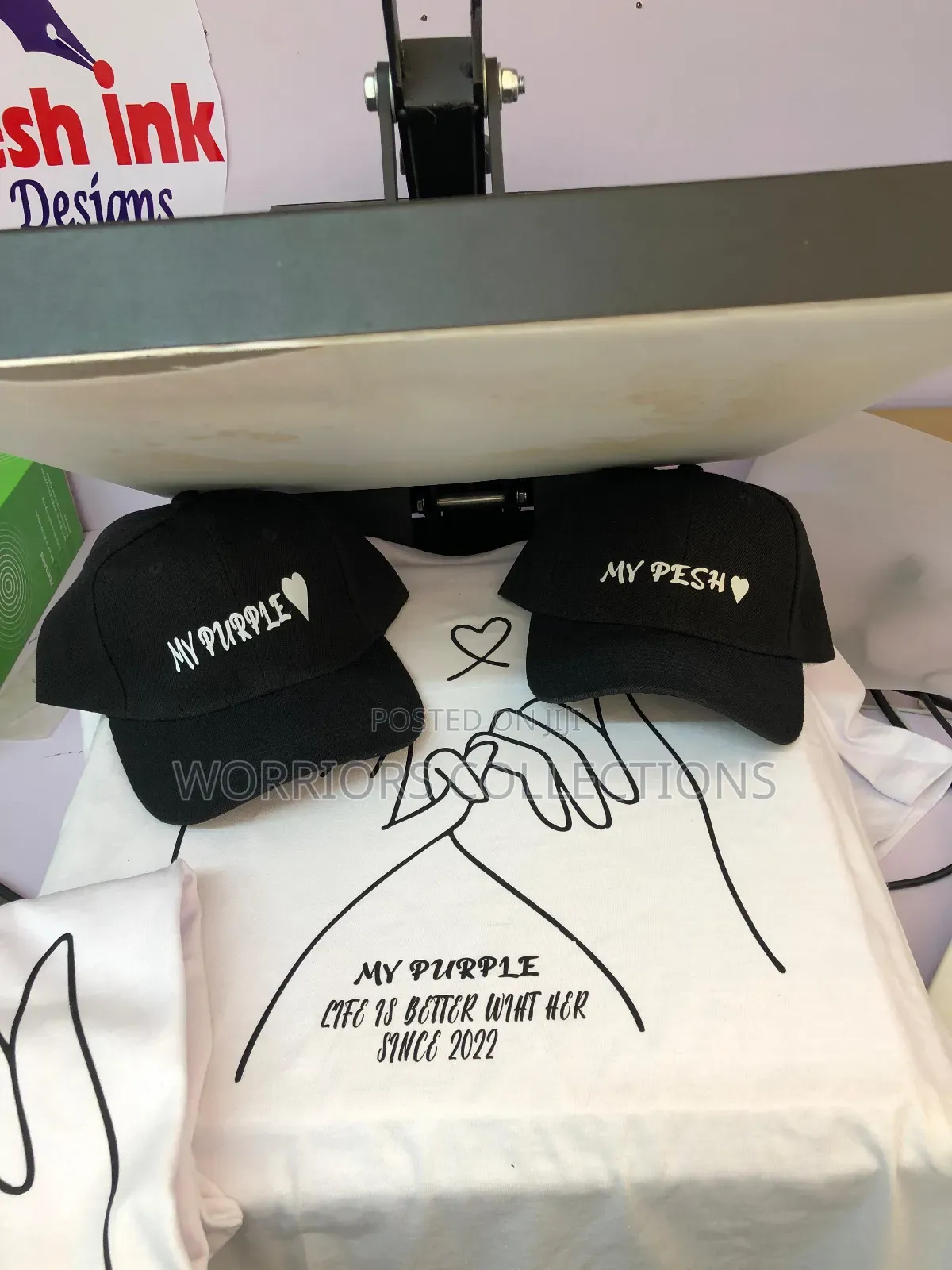 Black Branded Caps