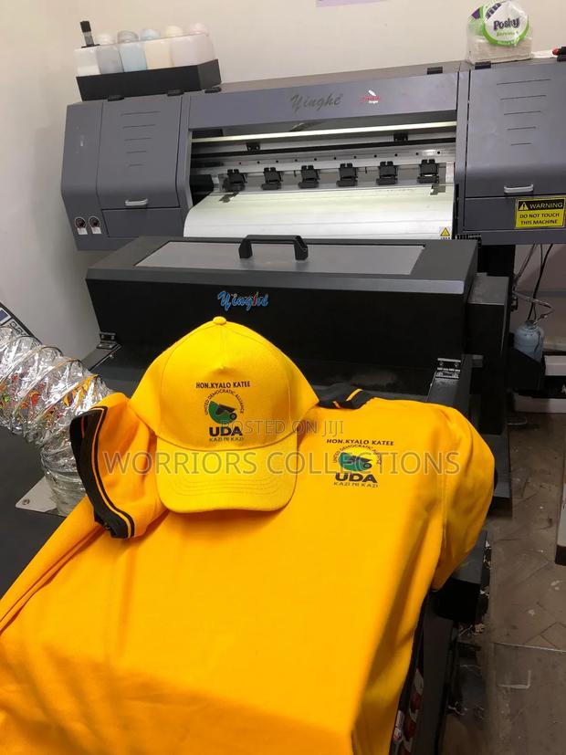 Yellow Branded Caps - main view