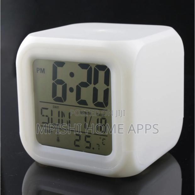 Color Changing Cube Led Alarm Clock - thumbnail 2