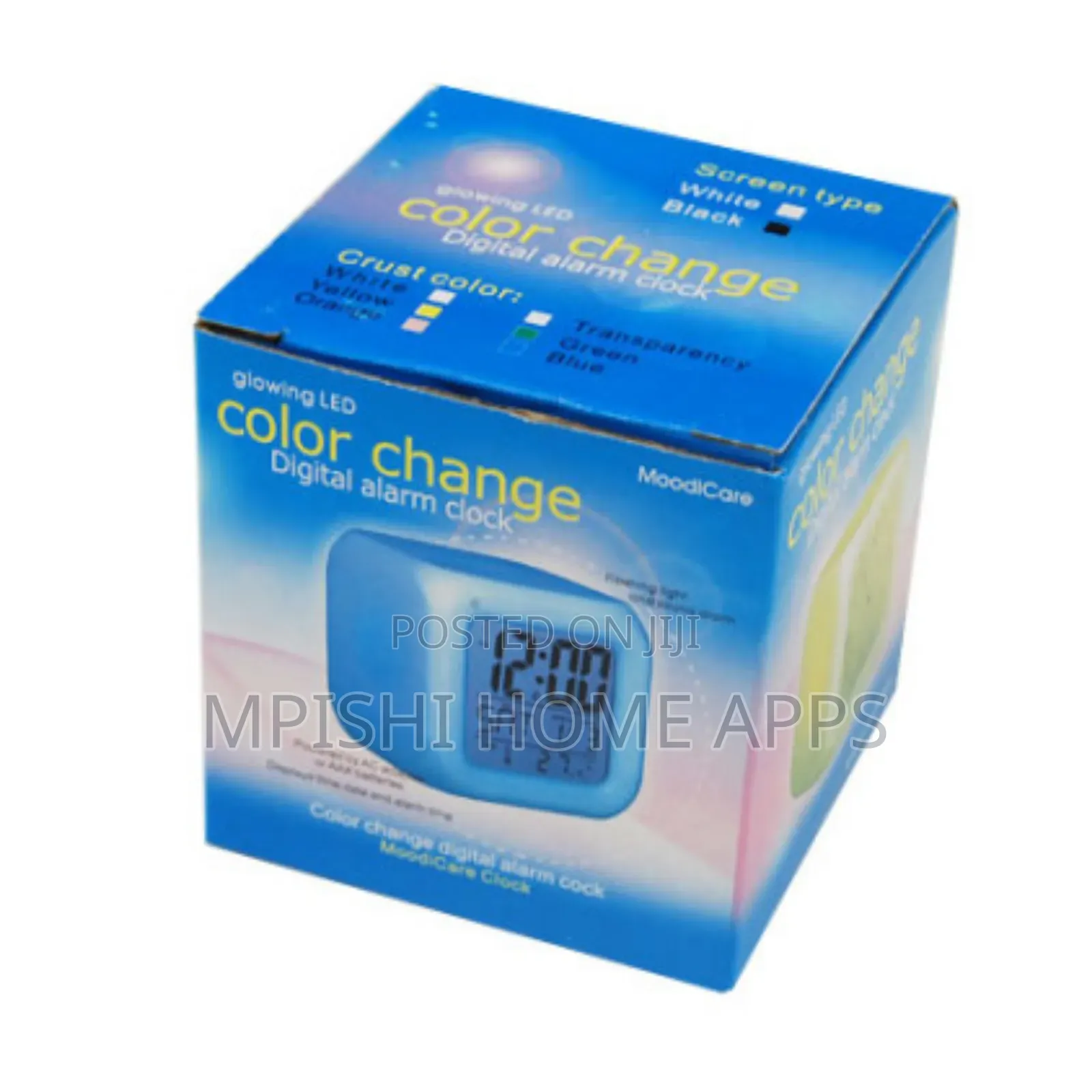 Color Changing Cube Led Alarm Clock