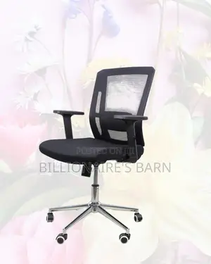 Barn Origin Mid-Back Chair Chrome Base — Support That Lasts