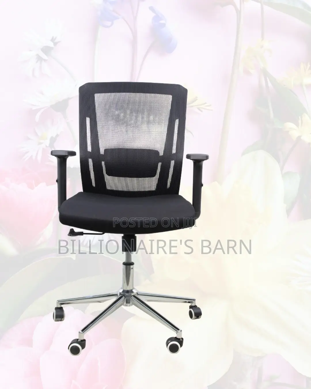 Barn Origin Mid-Back Chair Chrome Base — Support That Lasts