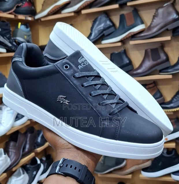 Black Pure Lacoste Sneakers - main view