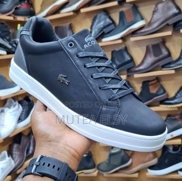 Black Pure Lacoste Sneakers - thumbnail 4