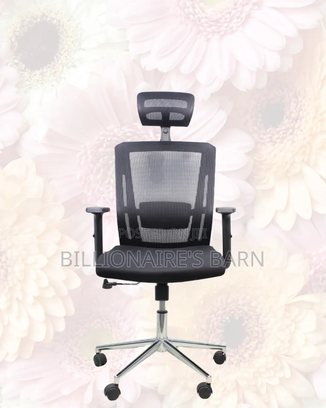 Black Ergonomic Mesh Chair — Comfort Meets Style, Cool Mesh Backrest