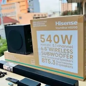 6.5 Wireless Subwoofer 540 Watts Hisense Soundbar Subwoofer
