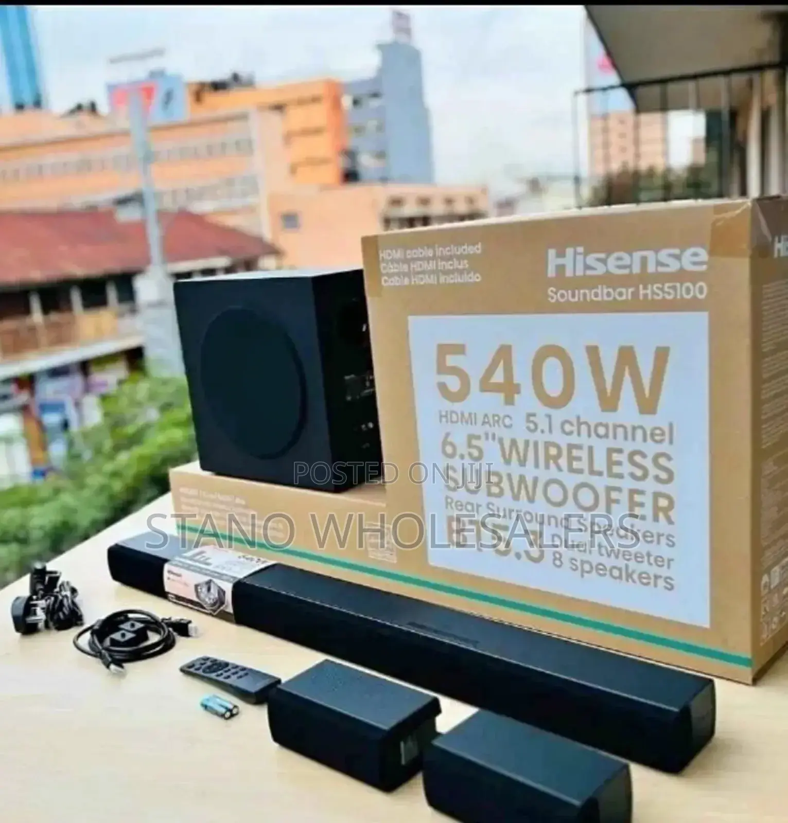 Good Working 540 Watts Hisense Wireless Subwoofer