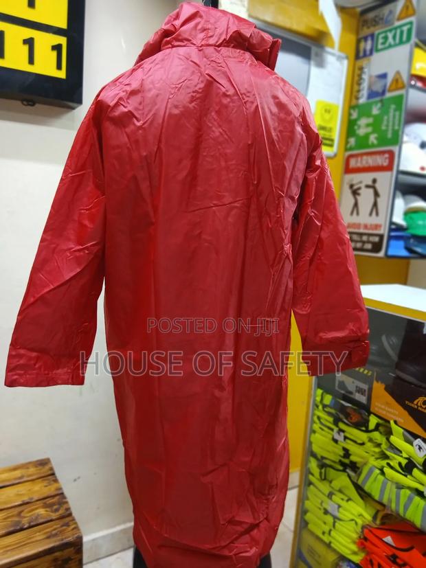 PVC Membranes Rain Coat Bright Red - main view