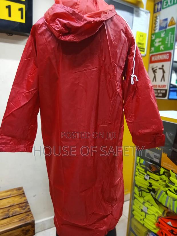 PVC Membranes Rain Coat Bright Red - thumbnail 2