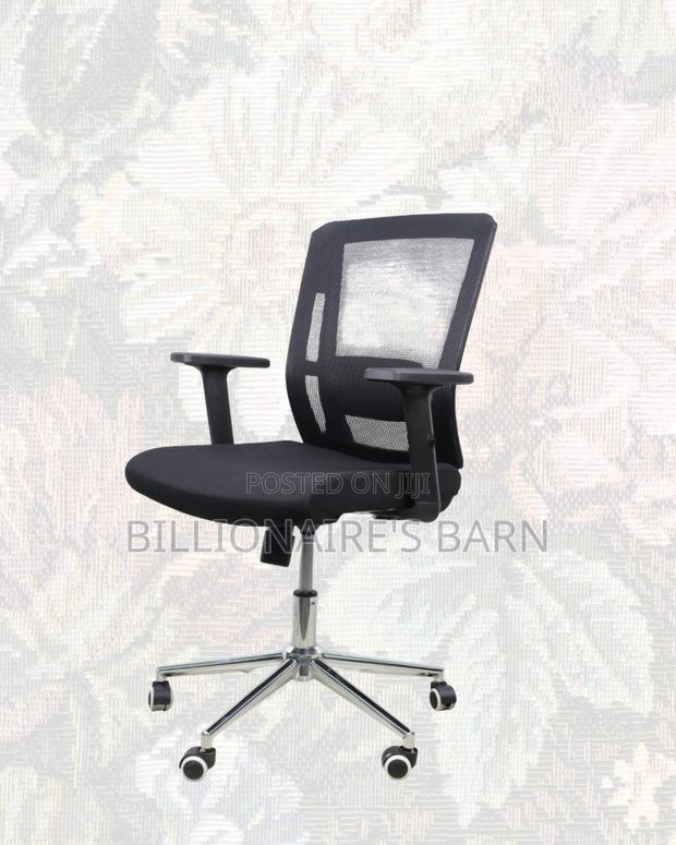 Barn Origin Mid-Back Chair | Executive Finish, Strong Chrome Base - thumbnail 2
