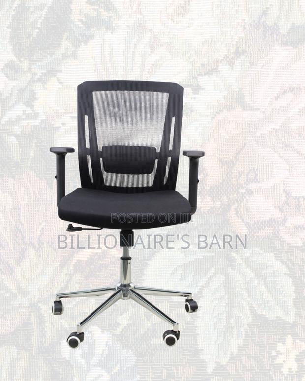 Barn Origin Mid-Back Chair | Executive Finish, Strong Chrome Base - thumbnail 3