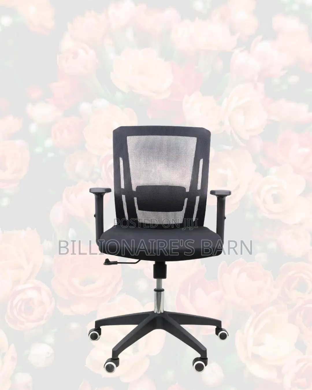 Barn Origin Mid-Back Chair | Posture Support, Durable Nylon Base