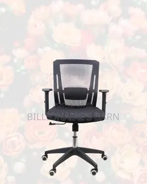 Barn Origin Mid-Back Chair | Posture Support, Durable Nylon Base