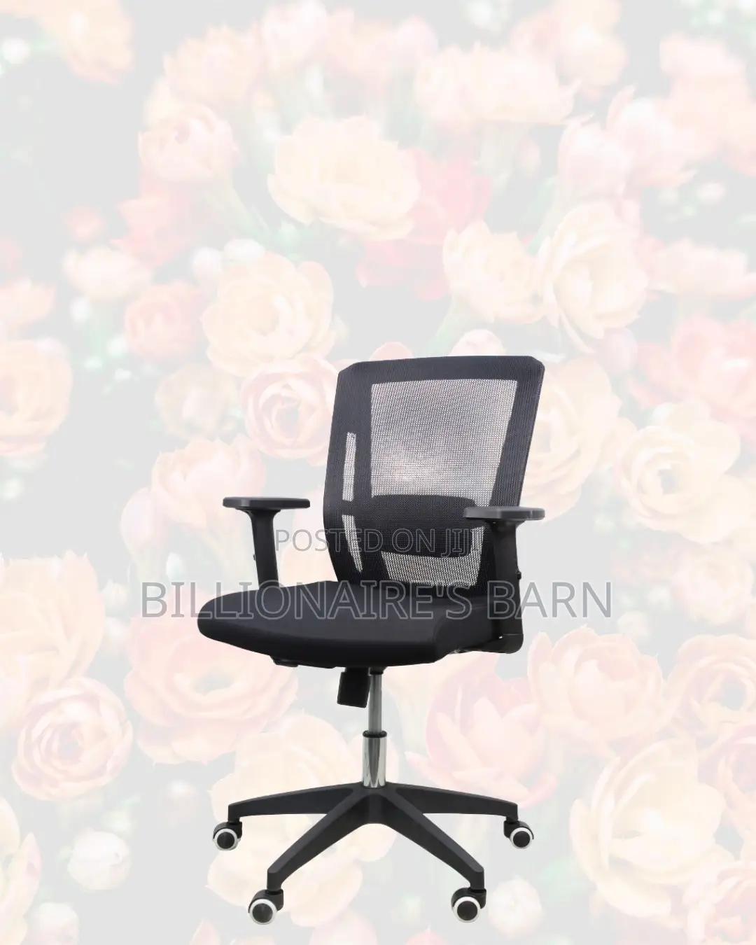 Barn Origin Mid-Back Chair | Posture Support, Durable Nylon Base