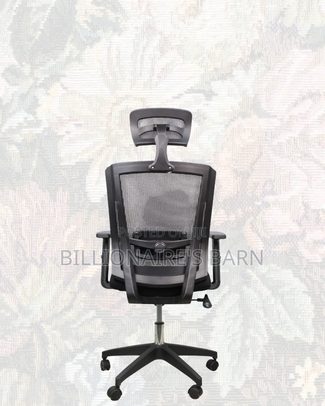 Black Ergonomic Office Chair for Work • Breathable Mesh Airflow