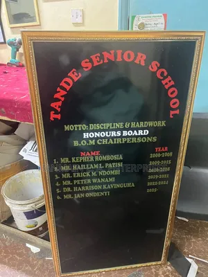 Secondary School Honours Board