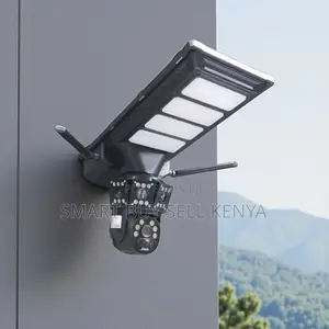 Outdoor Security 12mp 4g PTZ Dual Lens Solar Camera Solar Street Light