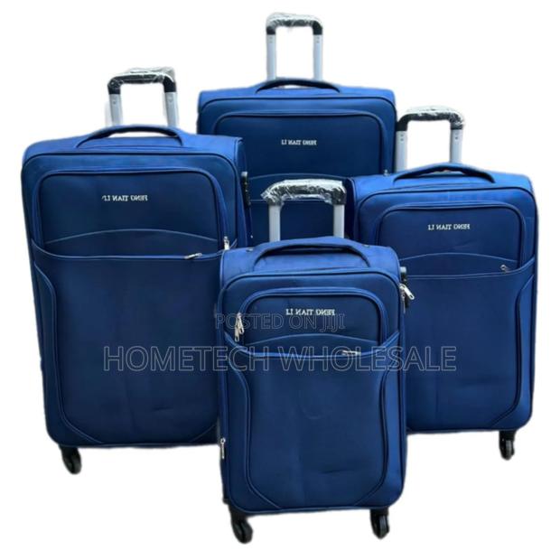 Managerial 4 in 1 Fabric Laxurious Suitcase Briefcase Travel Bag - thumbnail 2