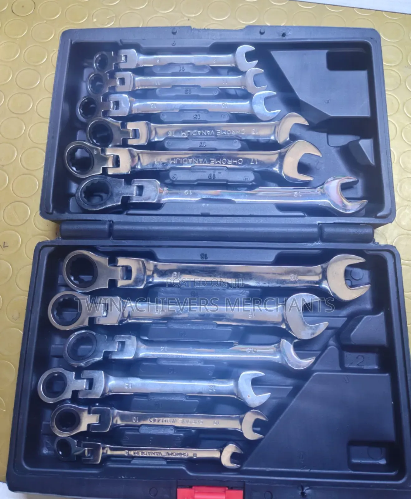 12pcs Ratchet Wrench 8mm-19mm