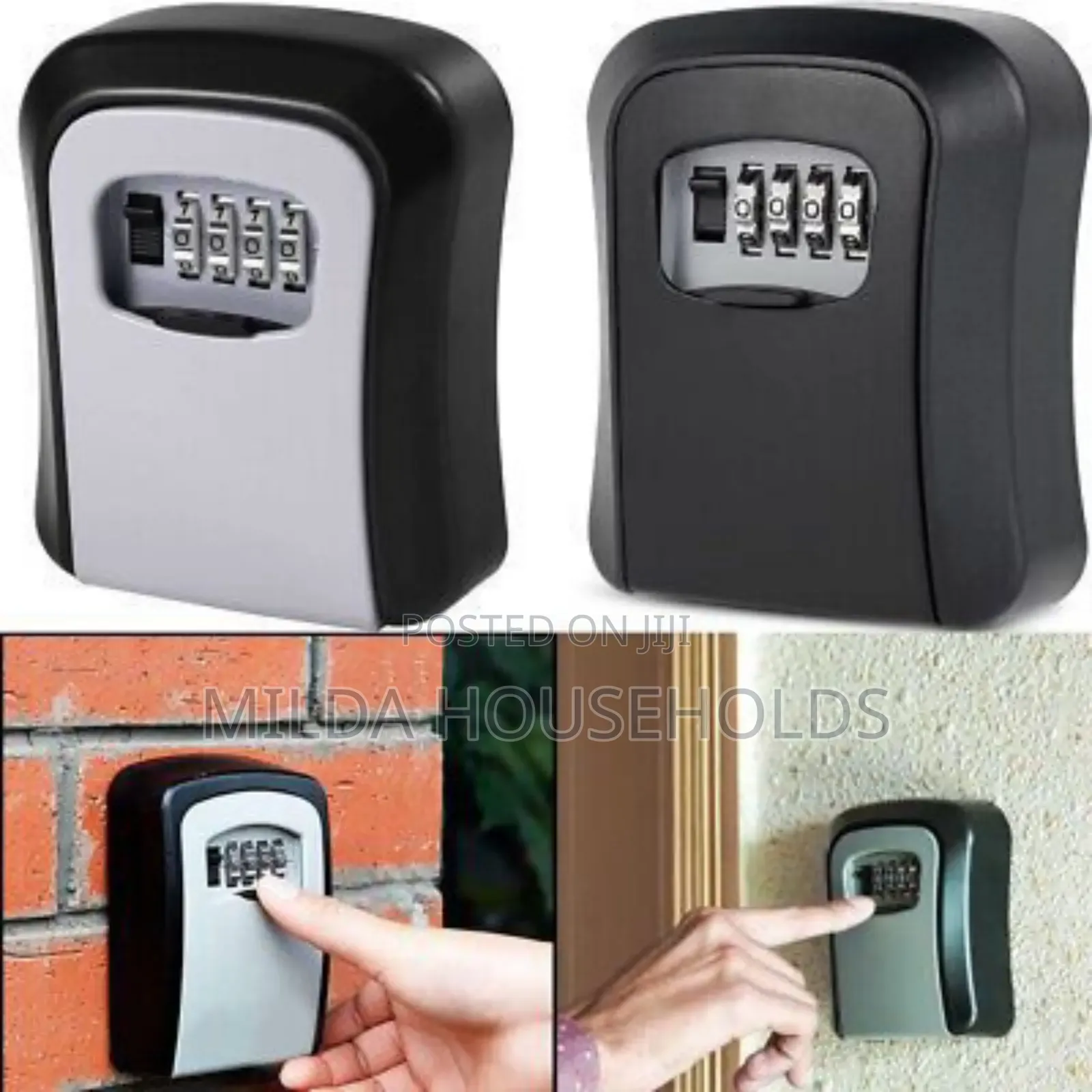 Key Lock Box Full Metallic.