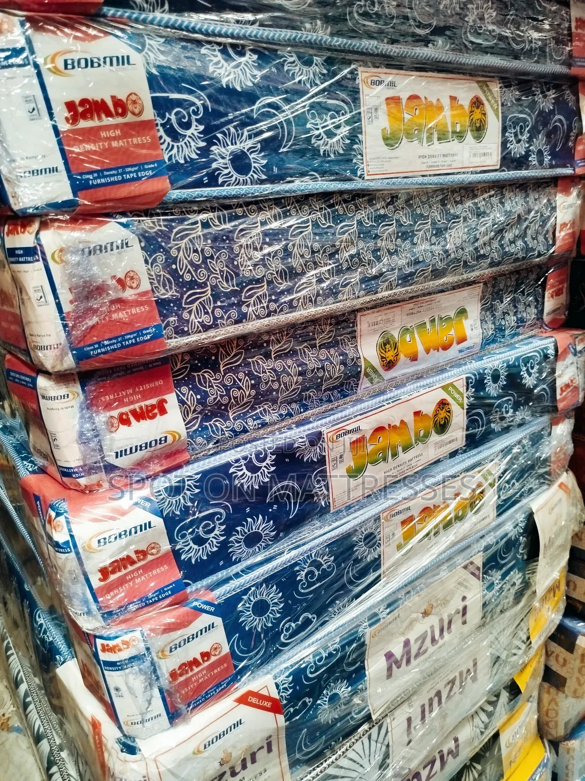 Now Available! 4x6x8 Bobmil Jambo High Density Mattresses + Delivery.