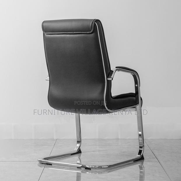 Office Chair; Executive Leather Visitor Office Seat - thumbnail 3