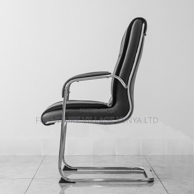 Office Chair; Executive Leather Visitor Office Seat - thumbnail 5