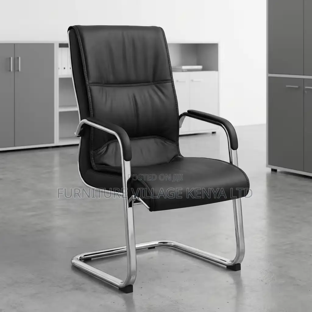 Office Chair; Executive Leather Visitor Office Seat