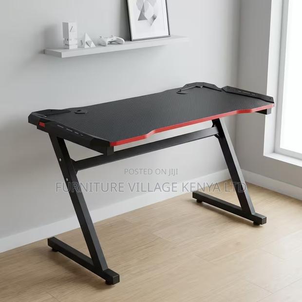 Office Desk; 120cm Home Office Gaming Table Without Lighting - thumbnail 2