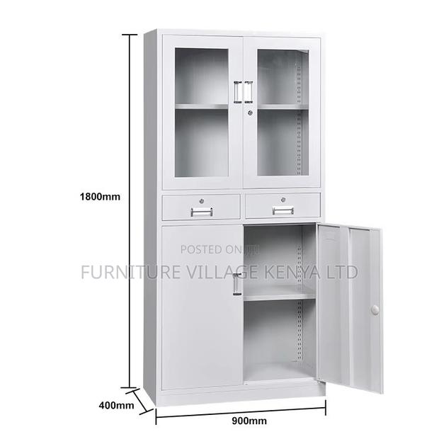 Office Cabinet; Modern Steel Office Storage Cabinet - thumbnail 2
