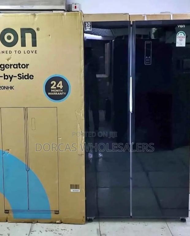 24months Warranty Von Side by Side Refrigerator 442 Litres - main view