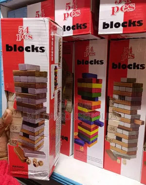 54 Pieces Jenga Blocks