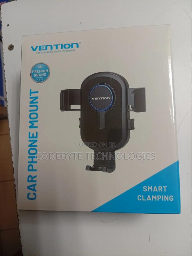 Vention One Touch Clamping Car Phone Mount Suction Cup+Y-Shaped Clip - thumbnail 2