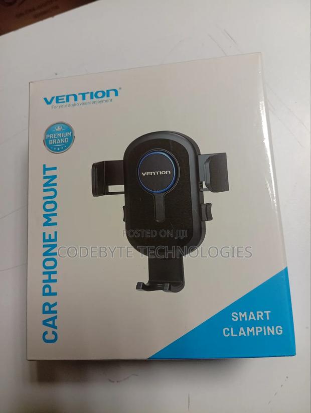 Vention One Touch Clamping Car Phone Mount Suction Cup+Y-Shaped Clip - main view