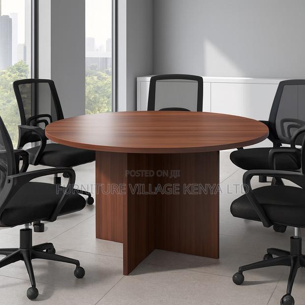 Office Table; 1200mm Round Meeting Table - main view