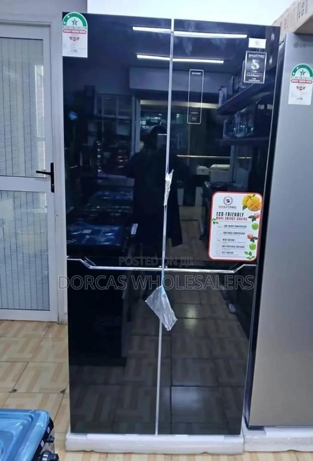 Black 4 Door Fridge Smartpro Company - main view