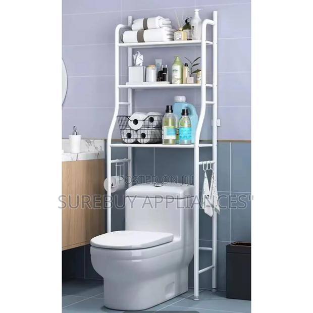 Over-the-Toilet Space Saver Bathroom Shelf - main view