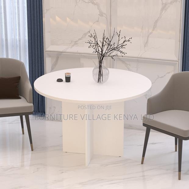 Office Table; 1200mm Round Meeting Table - thumbnail 4