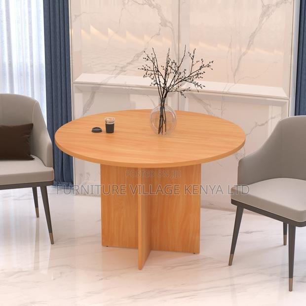 Office Table; 1200mm Round Meeting Table - thumbnail 6