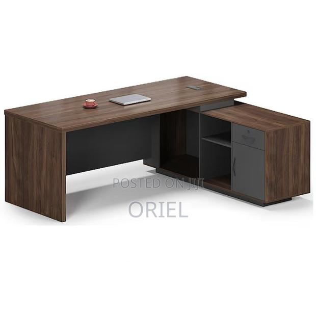 Office Tables;Contemporary 4.5ft Executive L-Shaped Desk - thumbnail 3